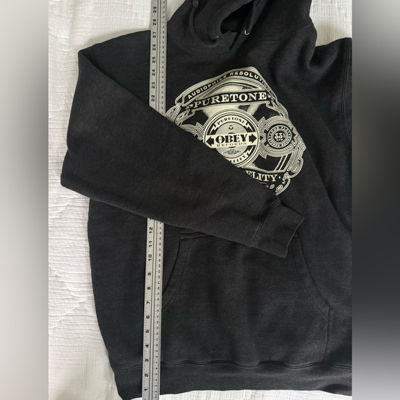 Obey Hoodie – Puretone Audio Fidelity Graphic Pullover – Size M - Picture 10 of 11